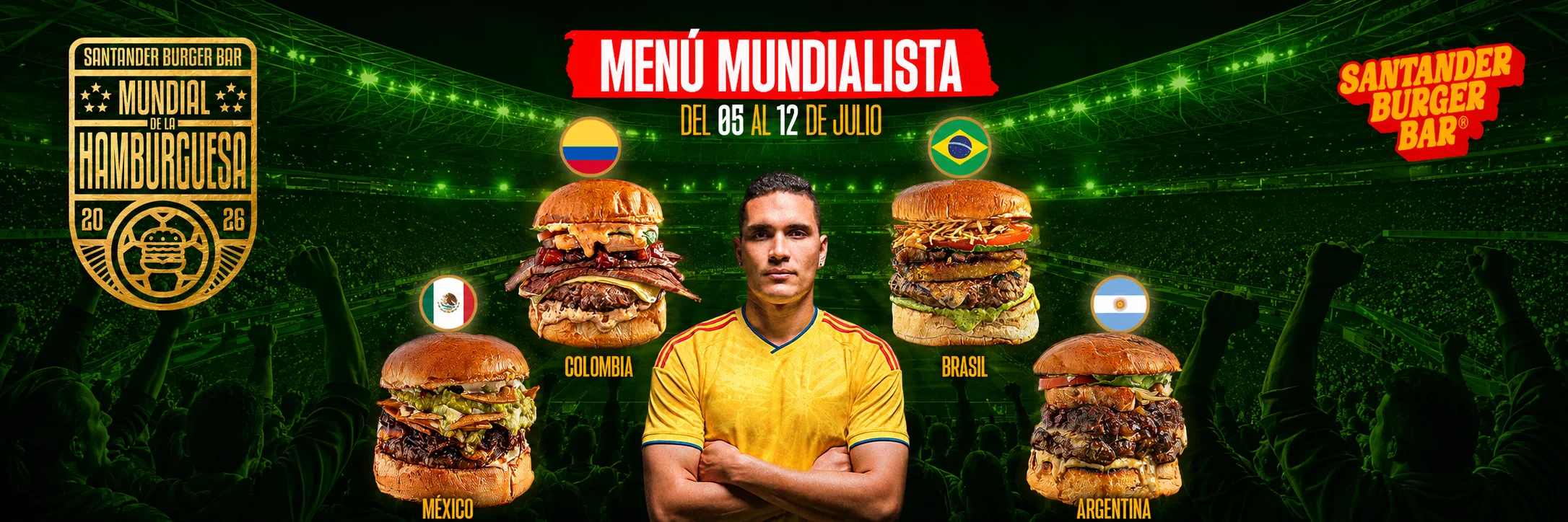 Mundial de la Hamburguesa Grupo A Santander Burger Bar